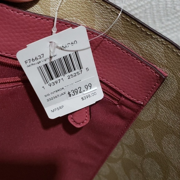 🔥FINAL PRICE🔥*NEW* Coach Town Tote - Picture 5 of 7